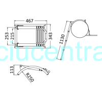 Teleskopinės sulankstomos nerūdijančio plieno kopėtėlės 